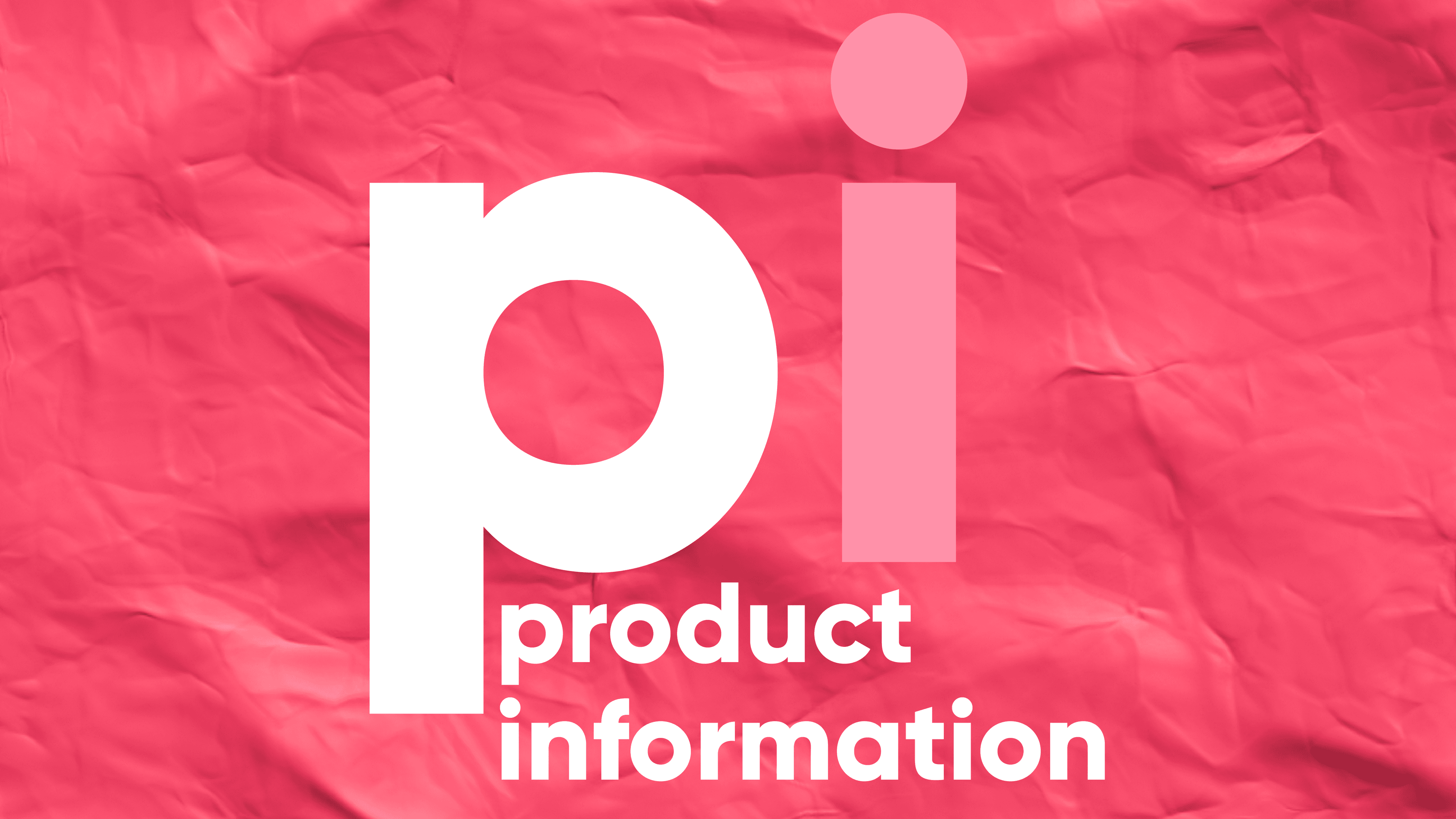 product information