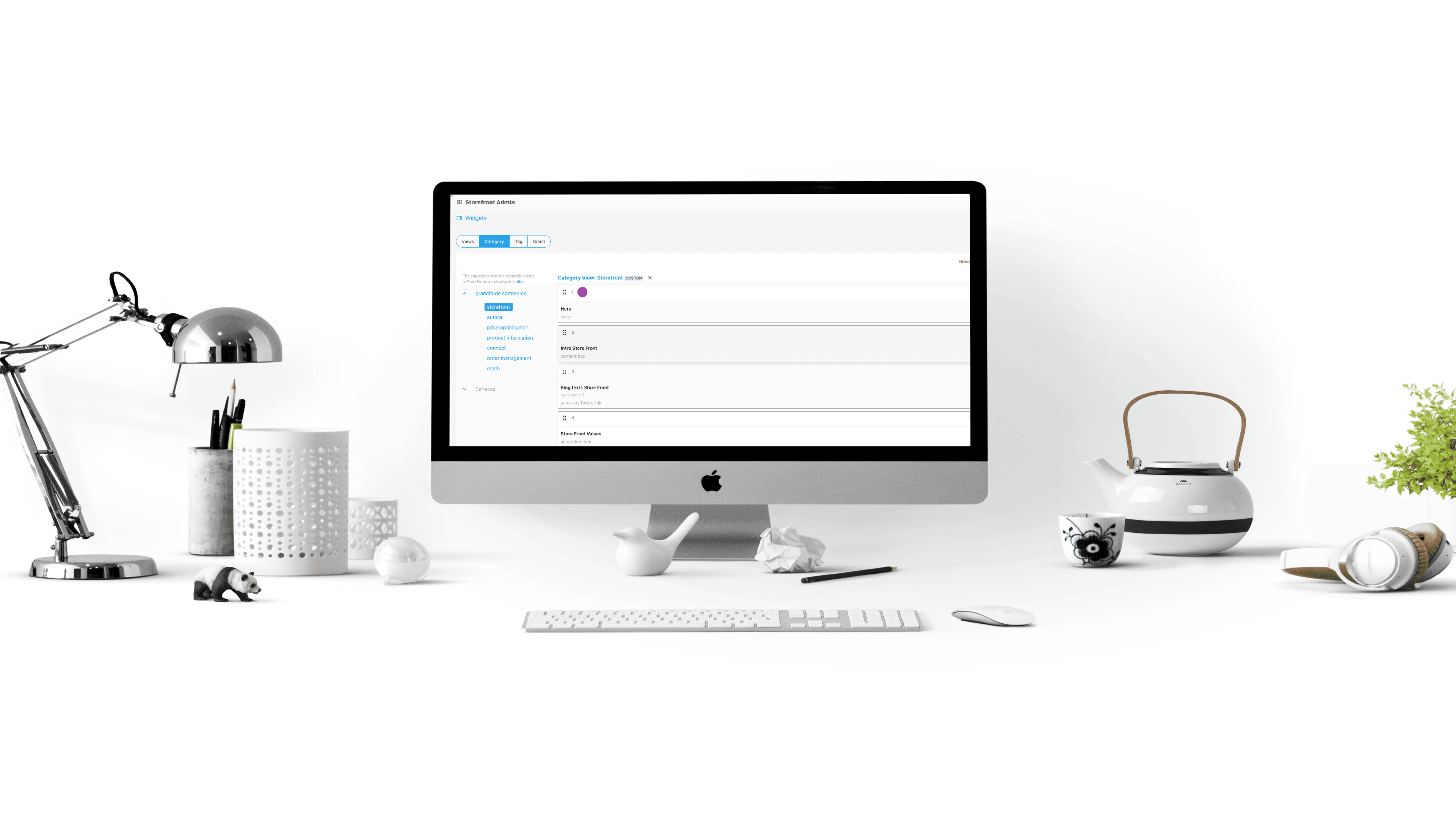 Ability to easily change my webshop appearance